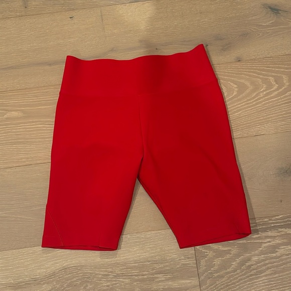 NWT Adidas Y-3 Red Biker Shorts M - Picture 2 of 7